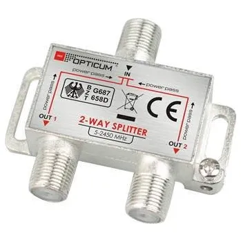 OPTICUM Splitter 1-2 DVB-T SAT 2x1