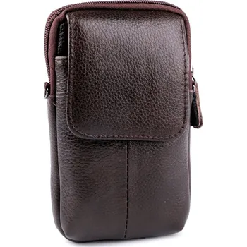 Obal na doklad Stoklasa Pánské pouzdro na opasek hnědé