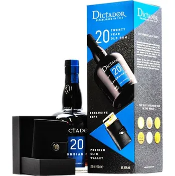 Rum Dictador 20 let + peněženka 0,7 l