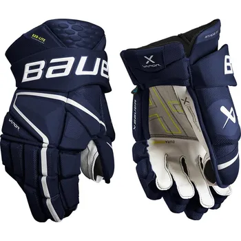 Hokejové rukavice Rukavice Bauer Vapor Hyperlite S22 SR, Senior, 15", tmavě modrá Bauer