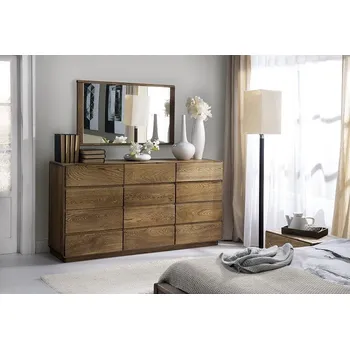 Šatní skříň Dubová komoda ATLANTA 49 dub pálený DÁREK ZDARMA Barevné provedení: Dub pálený