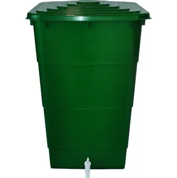 Benco Plastový sud hranatý s víkem a kohoutkem 200 l