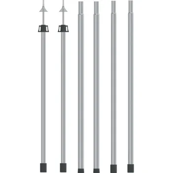 vidaXL Teleskopické tyče pro celtu s délkou 102–260 cm hliník 2 ks