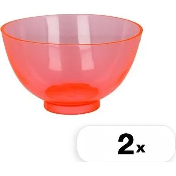 Miska na alginát a sádru růžová-transparentní 11,5 cm, 2 ks