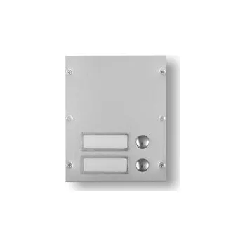 VIDEX ART. 8842 Tlačítkový modul,2 tlačítka, hliník serie 8000