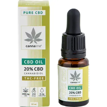 CBD cannaline CBD konopný olej bez THC 20% 2000 mg 10 ml