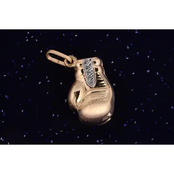 Přívěsek Zlatý přívěsek boxerka P022,Au 585/1000 14kt,0,65g (14kt,váha 0,65g)