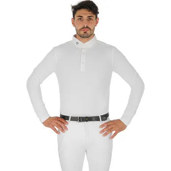 Pánské tričko EQUESTRO Triko závodní Nestor Equestro, pánské, bílé L