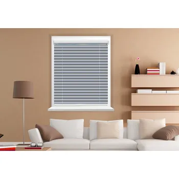 Žaluzie Rolux Vnitřní hliníková žaluzie Světle modrá metalíza BRILANT, 400 mm, 1500 mm, Světle modrá metalíza