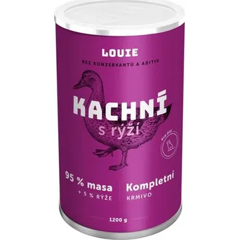Krmivo pro psa Louie kachní s rýží 1200 g