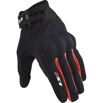 Moto rukavice LS2 DART 2 MAN GLOVES BLACK RED XL