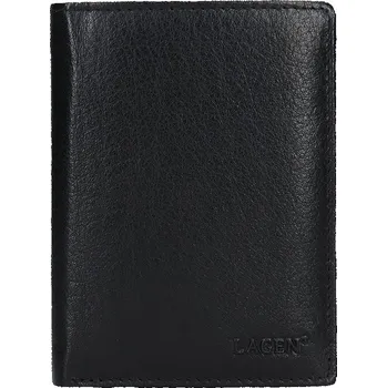 Peněženka Pánská kožená peněženka Lagen Josef - černá