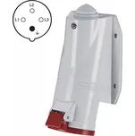 Zásuvka 4P 16A/400, IP44, nástěnná