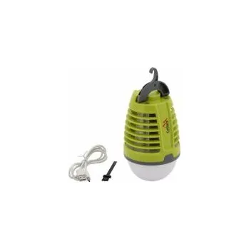 Svítilna světlo nabíjecí do stanu s lapačem hmyzu