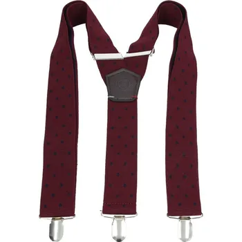 Kšandy Pánské trendy šle (kšandy) Lerros Fabio - vínová