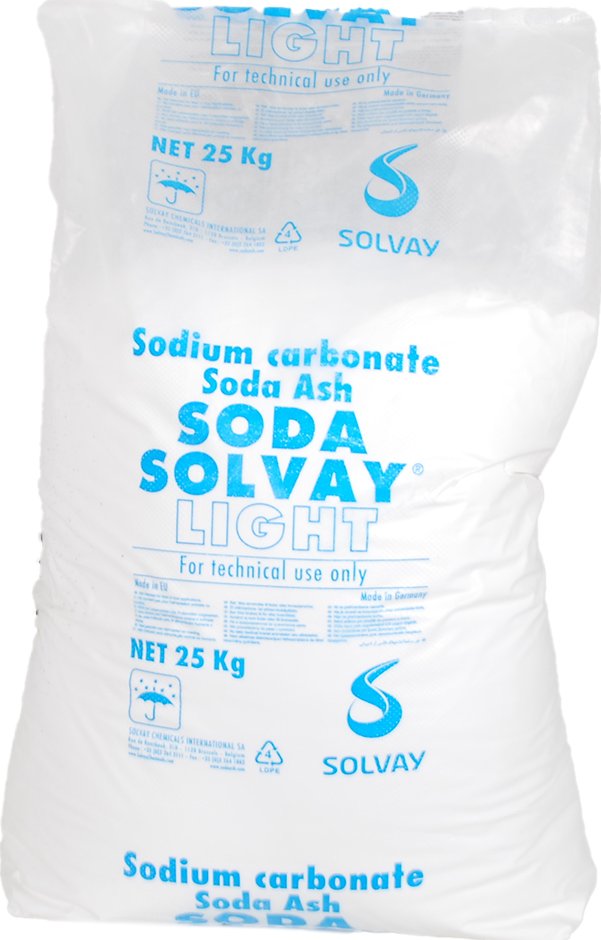 foto Změkčovač vody Uhličitan sodný soda lehká kalcinovaná 25 kg