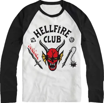 Pánské tričko Curepink Stranger Things Hellfire Club