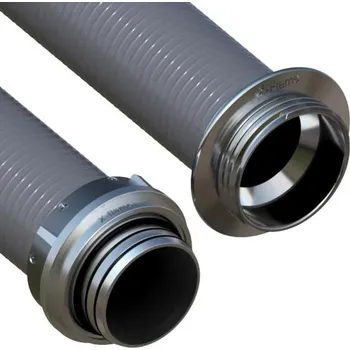 Příslušenství k čerpadlu Savice 2,5m se šroubením Profi-Extra,pr.110mm,Stříbrná s naklapávací košovkou s prstencem