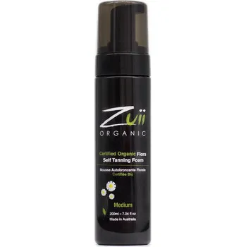 Zuii Organic Organic Flora Self Tanning Foam 200 ml Medium Samoopalovací přípravek Zuii Organic Organic Flora Self Tanning Foam 200 ml Medium