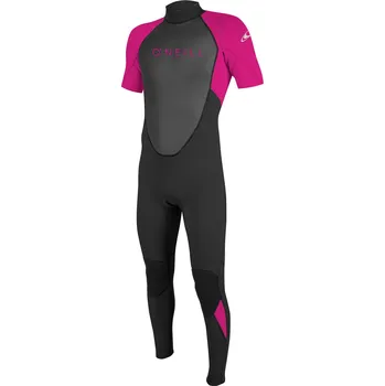 Wakeboard Neopren O'Neill Youth Reactor II Back Zip 2 mm S/S Full black/berry 16 2023 - Odesíláme do 24 hodin