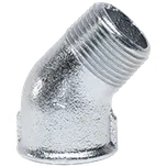 GEBO Litinové koleno MF 45° pozink Velikost: 6/4”