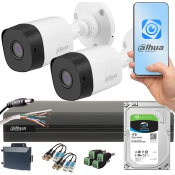 DAHUA COOPER XVR 16CH+HDD+2 X 2MPX DOHLEDOVÁ SADA S ROHOVOU KAMEROU