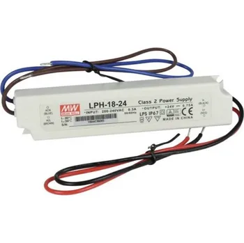 spínaný zdroj Síťový spínaný zdroj MEAN WELL 200-240V - 24V, 0,75A, 18W vestavný pro LED pásky