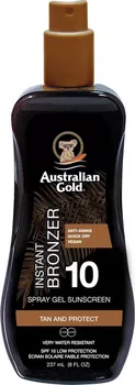 Přípravek na opalování Australian Gold Spray Gel + Bronzer SPF10 237 ml