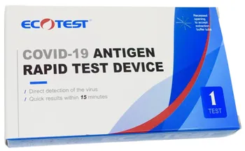 Diagnostický test Ecotest Covid-19 Ag Rapid test nosní výtěr