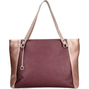 Kabelka Dámská kožená kabelka Facebag Joana - vínová