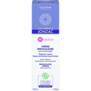 Pleťový krém Eau Thermale Jonzac BIO Reactive Miraculous Cream zázračný krém na poraněnou a dočasně zarudlou pokožku 100 ml