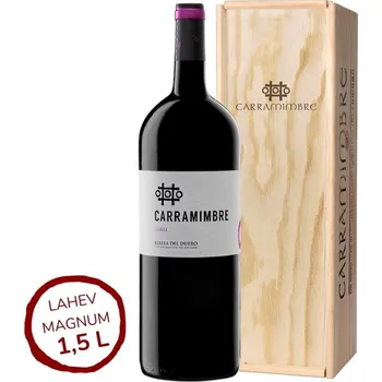 Víno Carramimbre Roble 3 meses Magnum suché červené 2021 13,5% 1,5 l (dřevěný box)