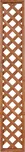 Verdemax 5359 dřevěná mřížka 180 x 30 cm