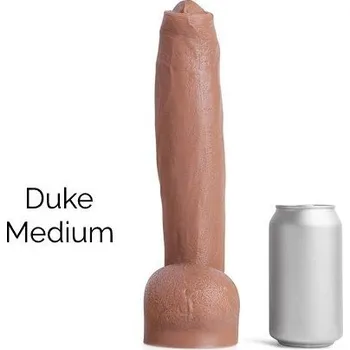 Dildo Mr. Hankey’s Toys Duke Medium, prémiové silikonové dildo s Vac-U-Lock 30,4 x 5,9–6,7 cm