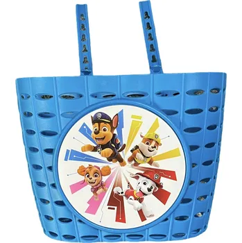 Košík na řídítka Bike Fashion Tlapková patrola Disney modrá tyrkysová