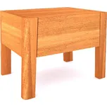 Dřevěný noční stolek Postelia GIULIA 1Z 50x40x45 cm - Provedení masiv Buk nebo za příplatek Dub