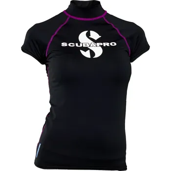 Rashguard Lycrové Triko Scubapro Rash Guard Onyx Upf50 Krátký Rukáv Dámské Velikost: L