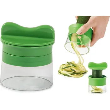 Struhadlo Verk Hand-Held Spiralizer 10 cm zelené