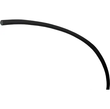 O kroužková šňůra / pryžová šňůra 3 mm, barva Černá