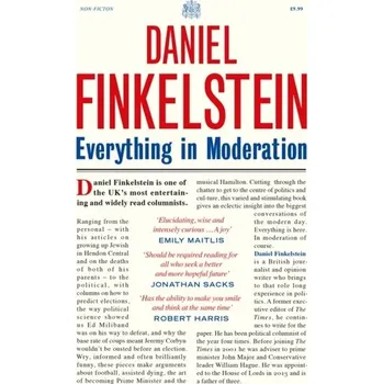 Populárně naučná literatura pro dospělé Everything in Moderation - Finkelstein, Daniel [EN] (2021, Měkká, HarperCollins Publishers)