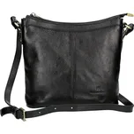 Luxusní kožené dámské crossbody Hexagona 113032- černá