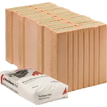 cihla Cihla broušená Porotherm 50 T Profi 1/2 P8 500×123×249 mm