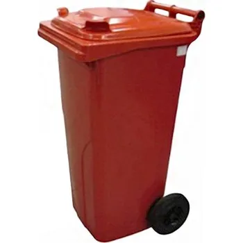Železářství Popelnice plastová 120l červená