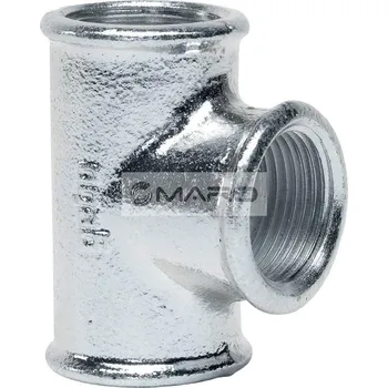 Instalatérský materiál GEBO T-kus pozinkovaný č.130 6/4", 130-8V