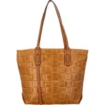 Dámská kožená kabelka Delami Elena - koňak