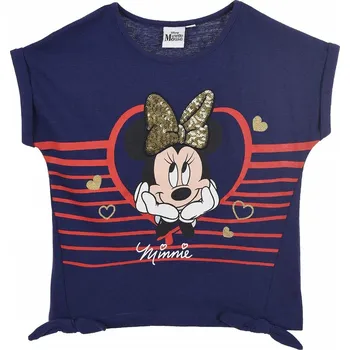 Dívčí tričko Tmavě modré dívčí tričko Minnie Mouse Disney Velikost: 104
