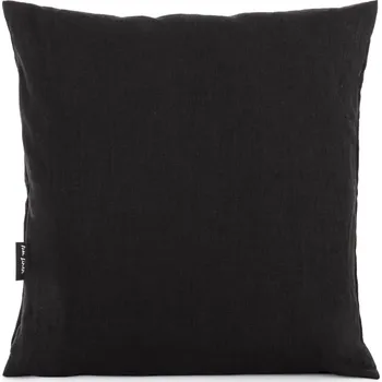 Dekorativní polštářek Tom Linen Povlak na polštář Černá Velikost: 40x40cm