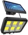 Venkovní osvětlení Solar Zahradní solární světlo 120xLED 1,2W černé