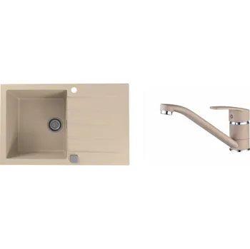 Granitový dřez Alveus set Alveus, dřez Cadit 20 béžová 55 + baterie Nina béžová 55