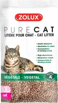 Podestýlka pro kočku Zolux Purecat Natural rostlinná 30 l